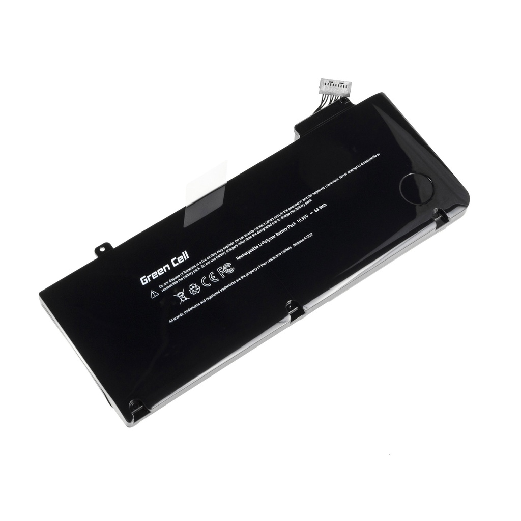 Green Cell PRO Battery for Apple Macbook Pro 13 A1278 (Mid 2009, Mid 2010, Early 2011, Late 2011, Mid 2012) / 10,95V 5800mAh