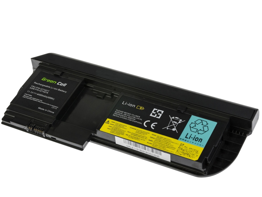 Green Cell Battery for Lenovo ThinkPad Tablet X220 X220i X220t X230 X230i X230t / 11,1V 4400mAh