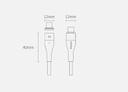 Baseus Zinc USB Type C - USB Type C magnetic data charging cable Power Delivery 100 W 1,5 m black (CATXC-Q01)