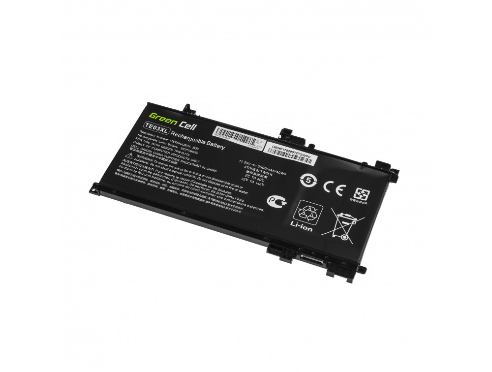 Battery Green Cell TE03XL for HP Omen 15-AX052NW 15-AX055NW 15-AX075NW 15-AX099NW, HP Pavilion 15-BC402NW 15-BC408NW 15-BC411NW