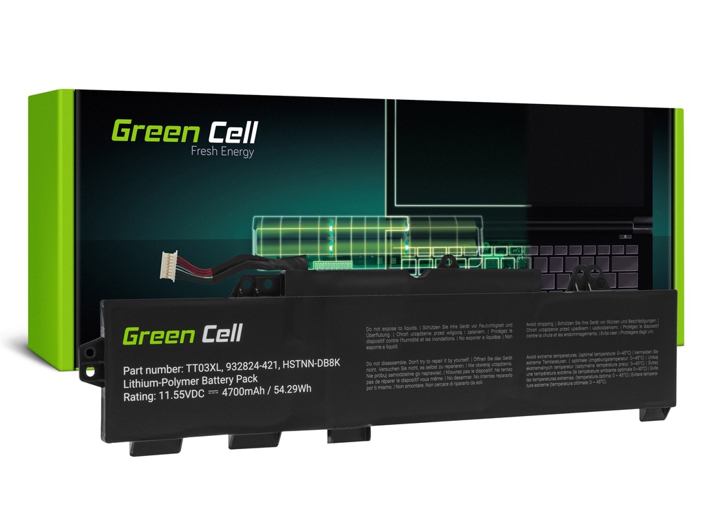Батерија Green Cell TT03XL за HP EliteBook 755 G5 850 G5, HP ZBook 15u G5