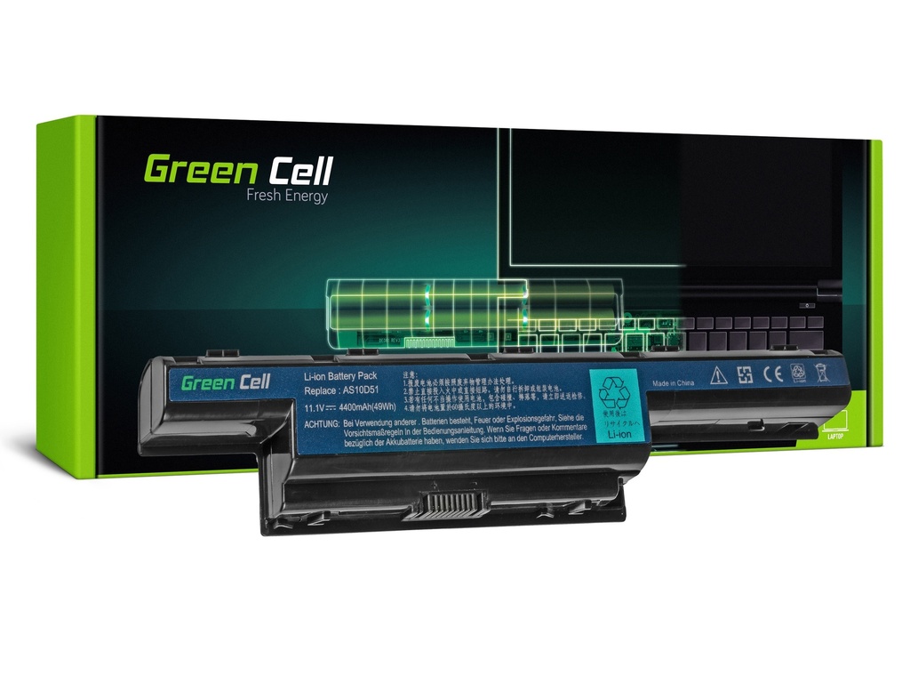 Батерија Green Cell за Acer Aspire 5740G 5741G 5742G 5749Z 5750G 5755G / 11,1V 4400mAh