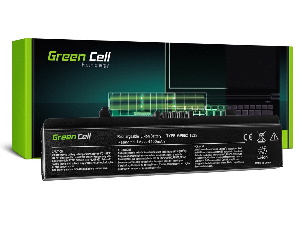 Батерија Green Cell за Dell Inspiron 1525 1526 1545 1546 PP29L PP41L / 11,1V 4400mAh