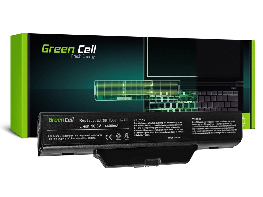 Батерија Green Cell за HP 550 610 HP Compaq 6720s 6820s / 11,1V 4400mAh