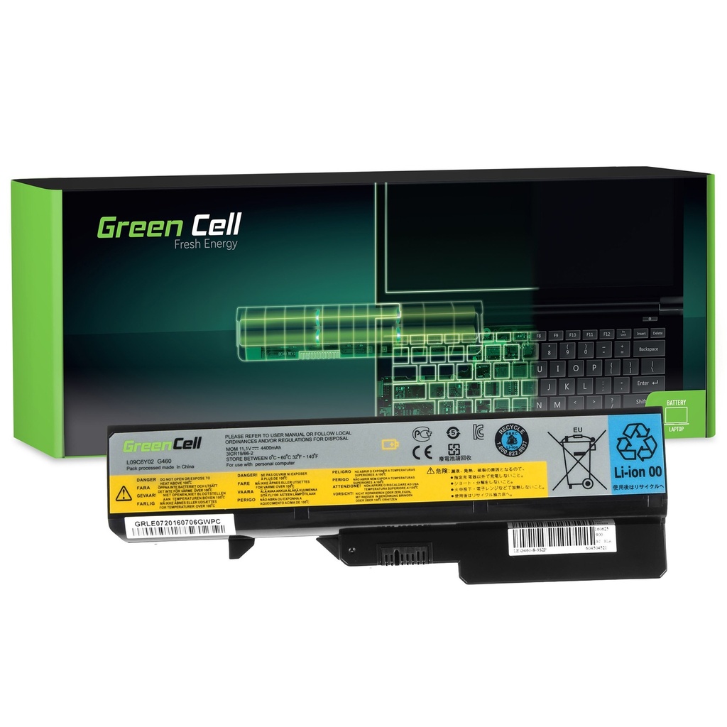 Батерија Green Cell за Lenovo G460 G560 G570 / 11,1V 4400mAh