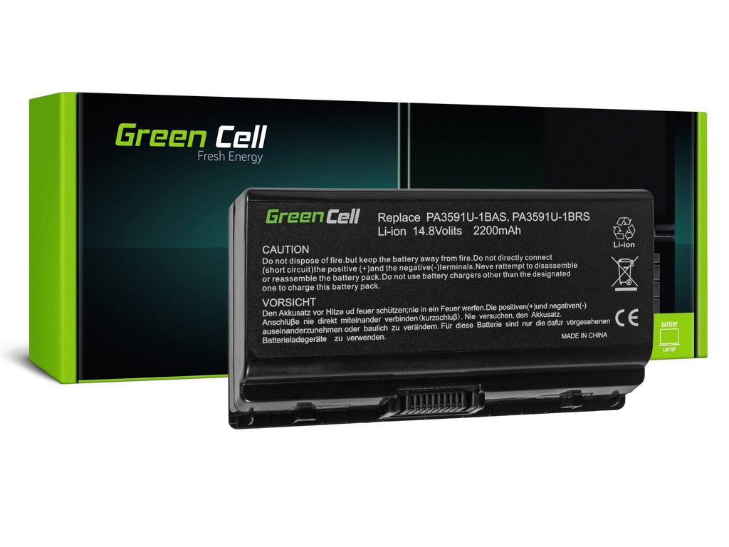 Батерија Green Cell за Toshiba Satellite L40 L45 L401 L402 PA3591U-1BRS / 14,4V 2200mAh