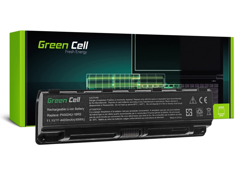 Батерија Green Cell за Toshiba Satellite C850 C855 C870 L850 L855 PA5024U-1BRS / 11,1V 4400mAh