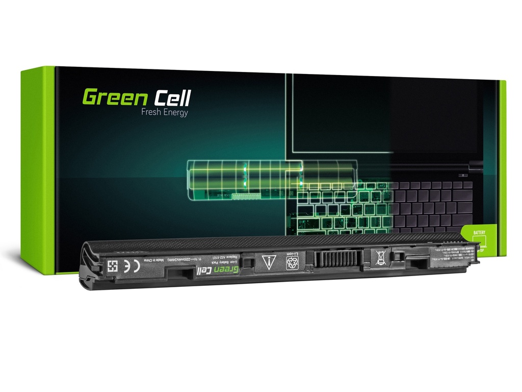 Батерија Green Cell за Asus Eee-PC X101 X101H X101C X101X (црна) / 11,1V 2200mAh