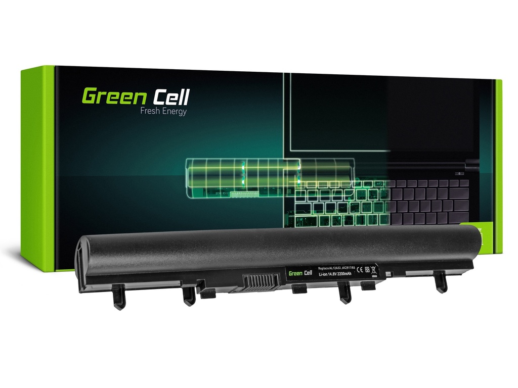 Батерија Green Cell AL12A32 за Acer E1-522 E1-530 E1-532 E1-570 E1-572 V5-531 / 14,4V 2200mAh