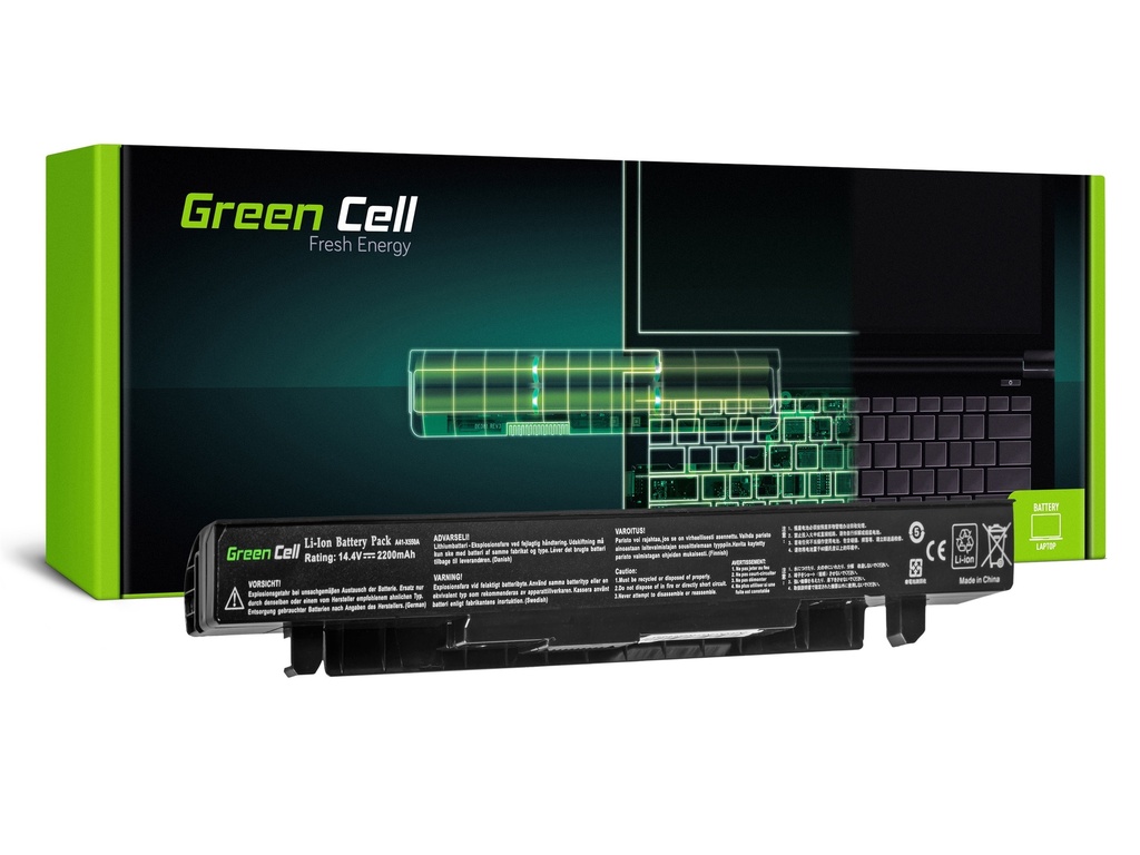 Батерија Green Cell A41-X550A за Asus A450 A550 R510 X550 / 14,4V 2200mAh