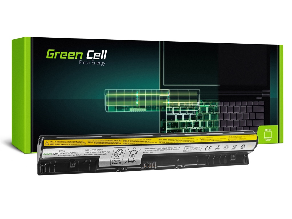 Батерија Green Cell за Lenovo Essential G400s G405s G500s / 14,4V 2200mAh
