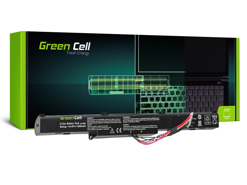 Батерија Green Cell за Asus A41-X550E F550D F550DP F750L / 14,4V 2200mAh