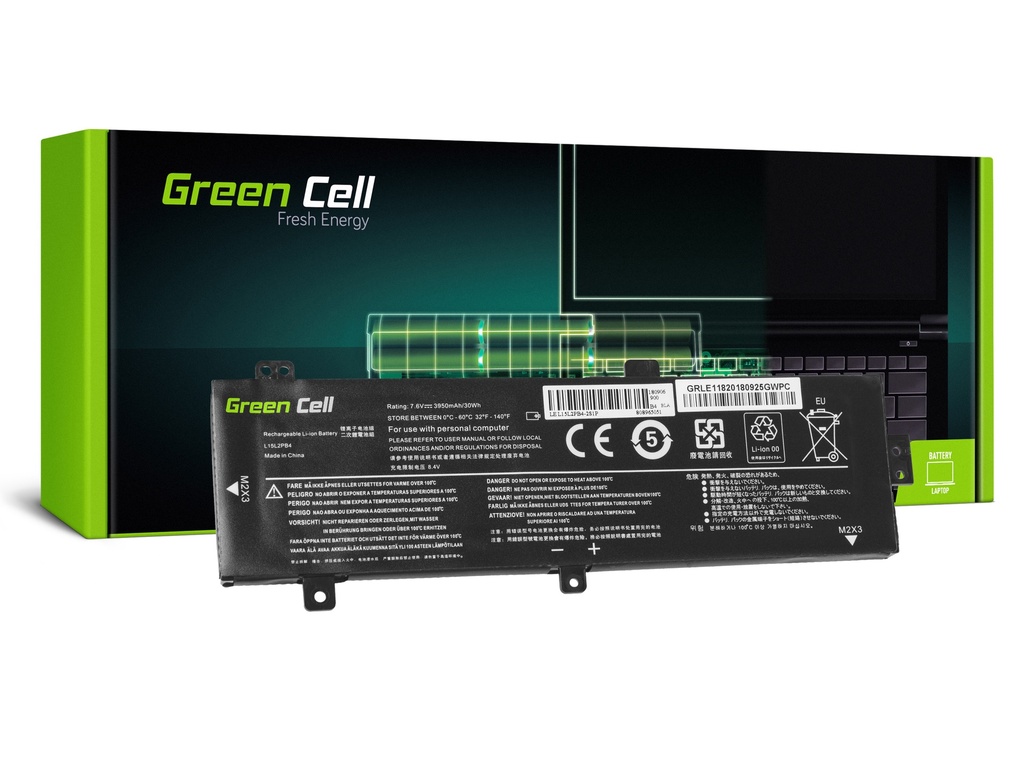 Батерија Green Cell за Lenovo V310 V310-14 V310-15 V510 V510-14 V510-15 / 3500 mAh 7,6 V