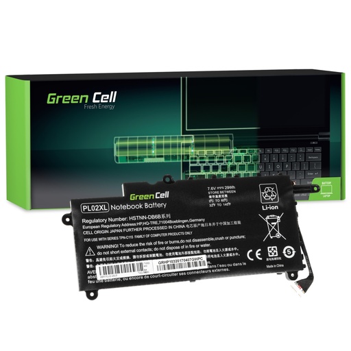 [GCL.HP103] Батерија Green Cell за HP Pavilion x360 11-N HP x360 310 G1 / 7,6V 3400mAh