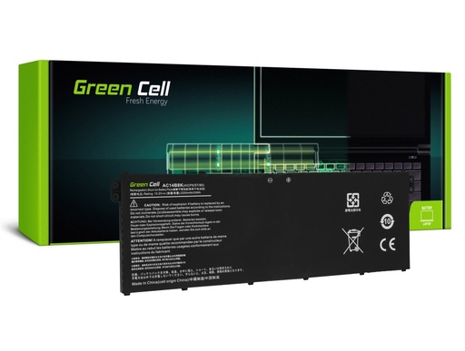 [GCL.AC72] Батерија Green Cell AC14B3K AC14B8K do Acer Aspire 5 A515 A517 R15 R5-571T Spin 3 SP315-51 SP513-51 Swift 3 SF314-52
